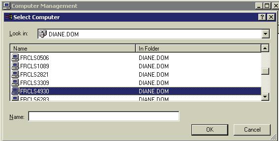 User Interfaces Description 4. Click Connect to another computer. 5. A dialog box appears. Figure 3-69.