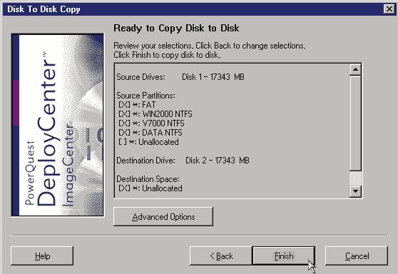 Backing up a DPS7000/XTA or Novascale 7000 Platform's System Environment Figure 5-29 Status of information collected 19. Click on Finish (standard options of the process kept).