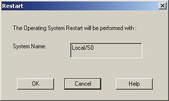 You must be the Master user. (Refer to 3.1.7 How to become Master) 1. Open V7000 System Control. 2. In the console tree, click V7000. 3. Click Action, and then click Restart(SR).