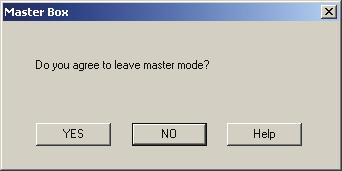 V7000 Operator's Guide The following message box is sent to the Master user to ask for his agreement: Figure 3-24.