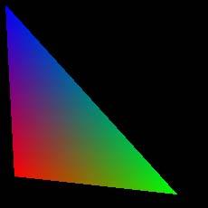 Compute lighting at vertices, then interpolate over triangle light blue Rasterizer Geometry red green l How compute lighting?