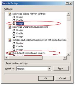 4. Change the IP address, subnet mask, gateway, or HTTP port for the IP camera. 5. Click Submit to verify the settings.
