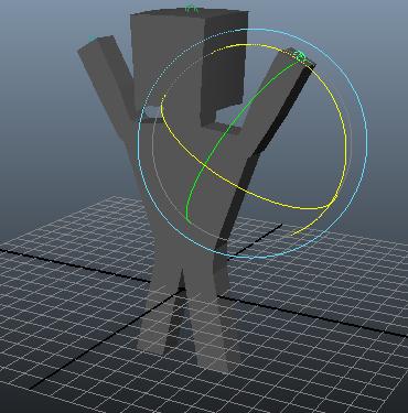 43. Try to set some keyframes to have the figure move its arms up and