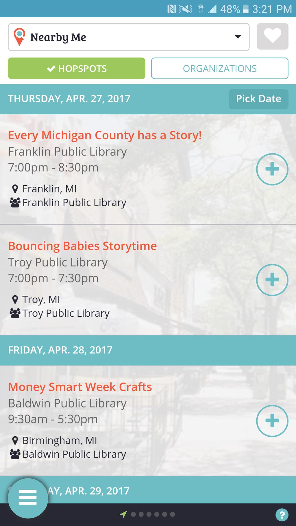 4 With LocalHop you can discover new events and organizations you might never have known about.