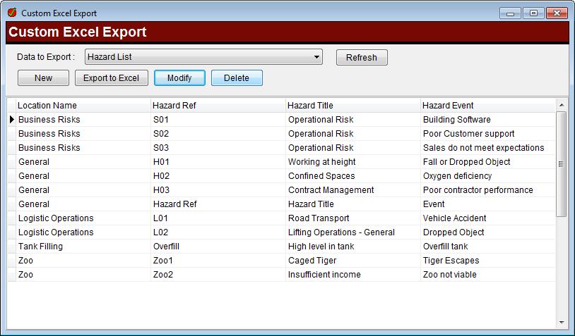 from the custom reports wizard system to determine MS Excel exports.
