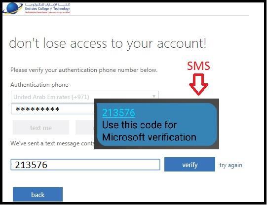 1.9 Click on you will receive SMS with verification code 1.