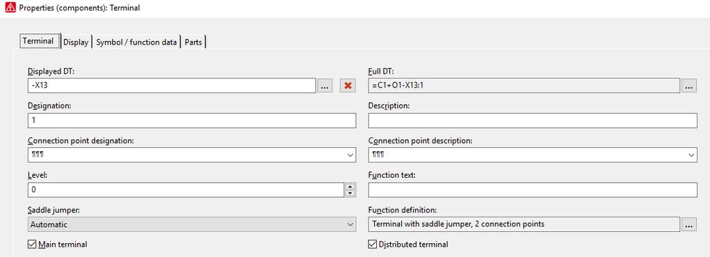 As you can see the EPLAN project name will be used in the configurator on the top of the window and the terminal designation is transferred from EPLAN.