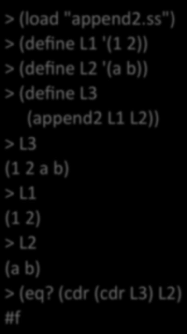 Visualizing Append > (load "append2.