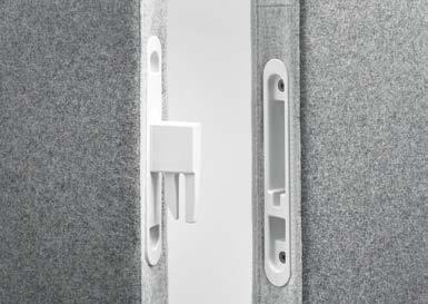 Two microperforated fiberboard cover the structure increasing the resistance and the acoustic absorption.