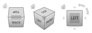 Parametric Modeling Fundamentals 2-19 View Cube The ViewCube is a 3D navigation tool that appears, by default, when you entered Inventor.