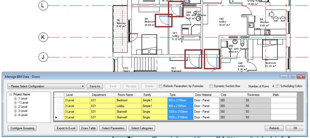 Show Selected Elements BIM Tree dialog works as modeless so you can select elements in Revit project without closing the dialog.