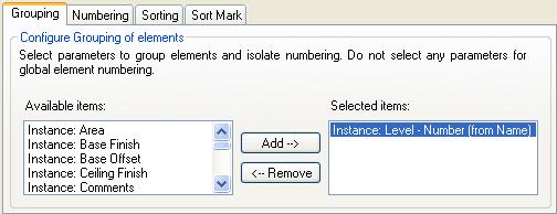 Sort Mark Sample Room numbering Task: first