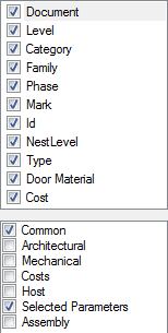 for Revit users. Elements will be expanded and filtered under these criterions.
