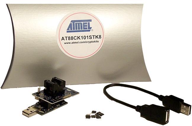 1.1. Atmel AT88CK101STK8 starter kit The AT88CK101BK8 is sold with the Atmel AT88Microbase