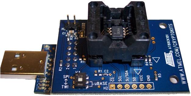 For additional information on the AT88Microbase, See Atmel doc8723a, Atmel AT88Microbase
