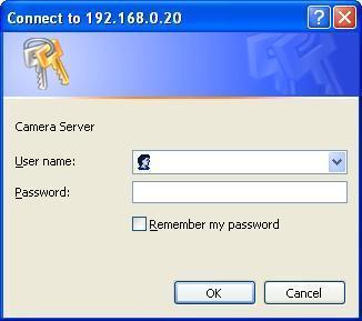 ; NOTE: If the User name and Password have been changed with