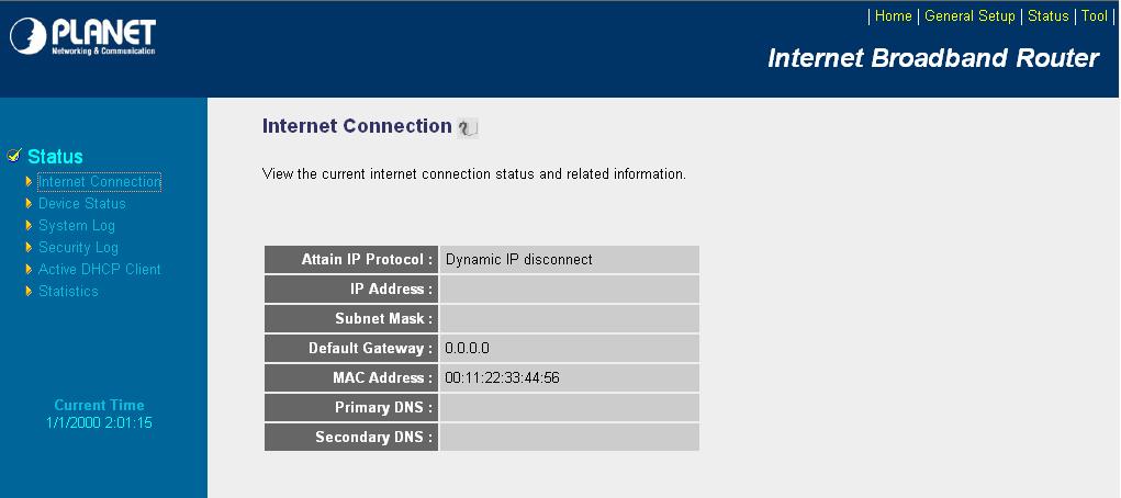 Your WAN IP Address will be listed here. 3.