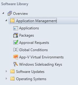 17) Click on Application Management and expand the node.