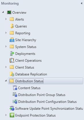 This area is used to monitor all real-time actions initiated from the Configuration Manager Console to clients (System Center 2012 SP1 and later), such as computer policy retrievals and Endpoint