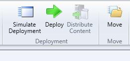 32) From the upper ribbon, click Deployment and select