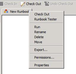 4) Right-click the New Runbook tab and click