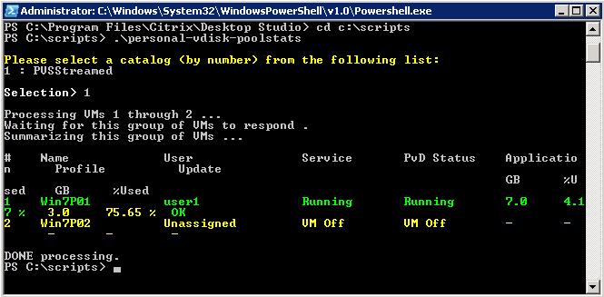For the personal-vdisk-poolstats script to work, enable the following on the Firewall of the base Virtual Machine before taking the inventory: 1. File and Printer Sharing (SMB-In) 2.