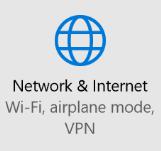 Network and Internet: Allows you to find and manage your Internet connections.