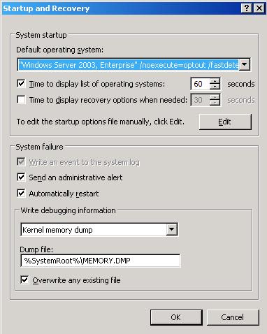 After Setting Up the Cluster n This setting should display the value you set in the boot.ini file (see Increasing the Boot Delay on page 57). Change this setting on the second node.