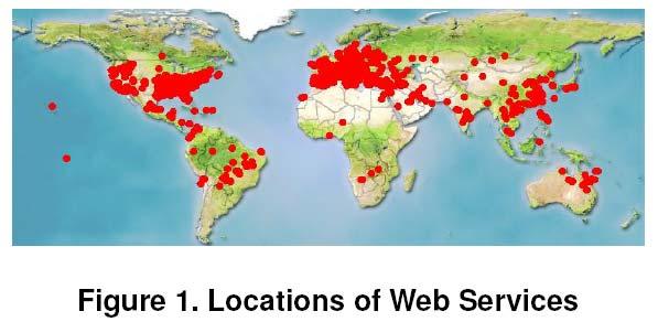 Location Information 21,358 Web services from 89 countries The top 3 countries provide 55.