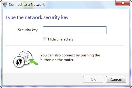 Section 6- Connecting a Wireless Client 5. Enter the same security key or passphrase (Wi-Fi password) that is on your router and click Connect.