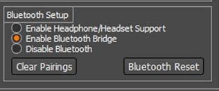 16.4 Bluetooth Setup The Bluetooth features of the undnemo-bt can be configured by the installer in the following modes.