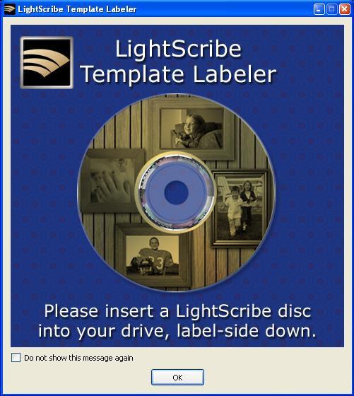 Using the LightScribe Labeling Software The following procedure demonstrates using the