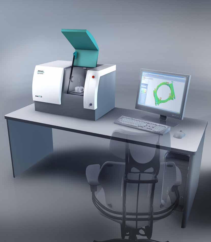 Simply exact Computed tomography on the desk The compact desktop CT S is the ideal solution for the volume measurement of small components.