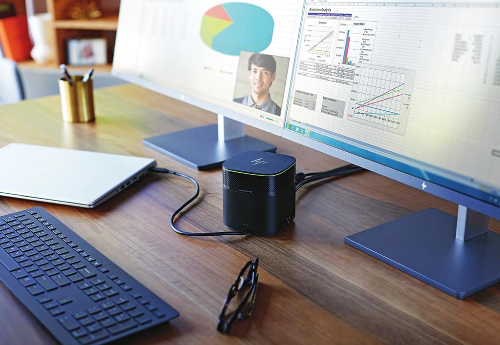HP USB-C TM DOCKING STATIONS FOR THE EVOLVING WORKSPACE A docking station helps users to be more productive and efficient with the evolving workspace.