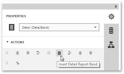 Report Bands A Report Band represents a specific area on a report page, where report controls are contained. A band is used to define how to render report controls that belong to it.