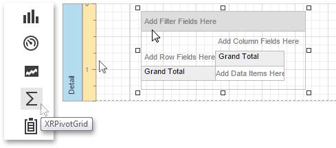 Cross-Tab Report This tutorial describes the steps to create a cross-tab report using a Pivot Grid that calculates automatic summaries and grand totals across a large number of grouped rows and