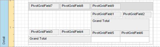 4. To add a field to the particular grid area, expand the Actions category and click one of the following buttons. ICON D ES CR IPTION Adds a field to the Column Header area.
