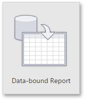 Data-bound Report Selecting this option on the Choose a Report Type wizard page will proceed to the Report Wizard that enables you to select the data to display in a report and define the report