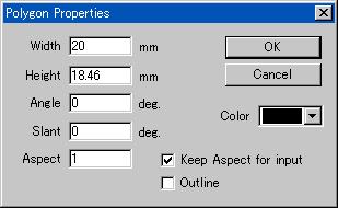 Part 6 Commands Color This chooses the colors of surfaces and lines in text or shapes. When overlapping shapes are difficult to make out, you can color them differently to distinguish them.