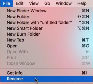 apple menu: (never changes; provides system-wide options) System Preferences Force Quit Sleep Restart Finder menu: Empty Trash File menu: New Open Close Get Info Save, Save As Quit Edit menu: Undo