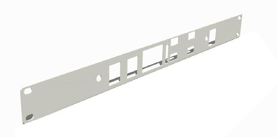 ETSI conversion brackets enable the SRS3000 shelf to be installed into an ETSI rack.