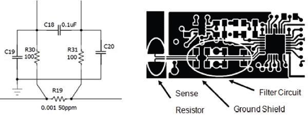 Sense Resistor Choices We recommend that a 50ppm Temperature Coefficient of Resistance (TCR) resistor be used to improve accuracy. The value of the resistor will depend on the device.