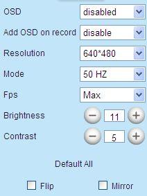 3 Section3 Image Parameters Settings OSD OSD is used to add timestamp on the video.