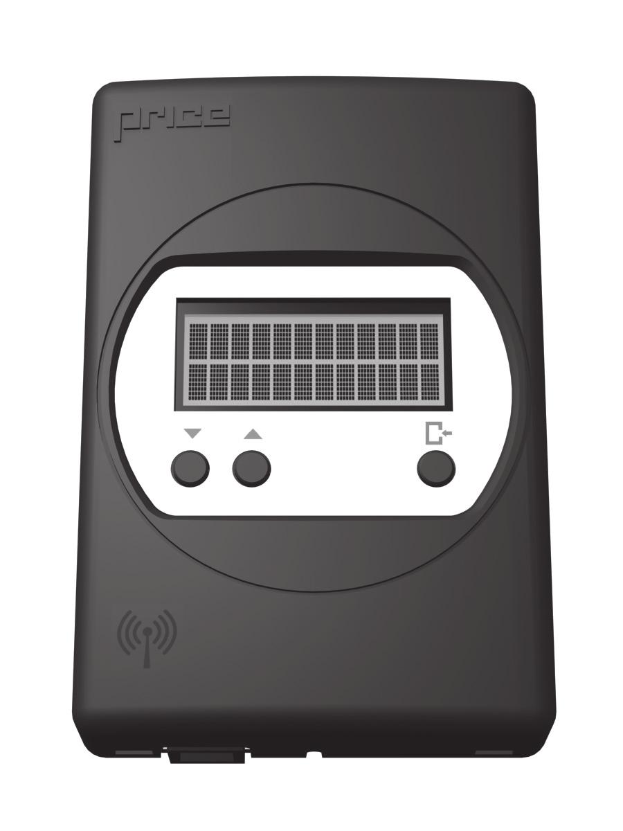 WIRELESS BASE - Receiver - Unit with LCD and 3 push buttons. REMOTE T-STAT and BASE units talk between each other wirelessly in the 2.