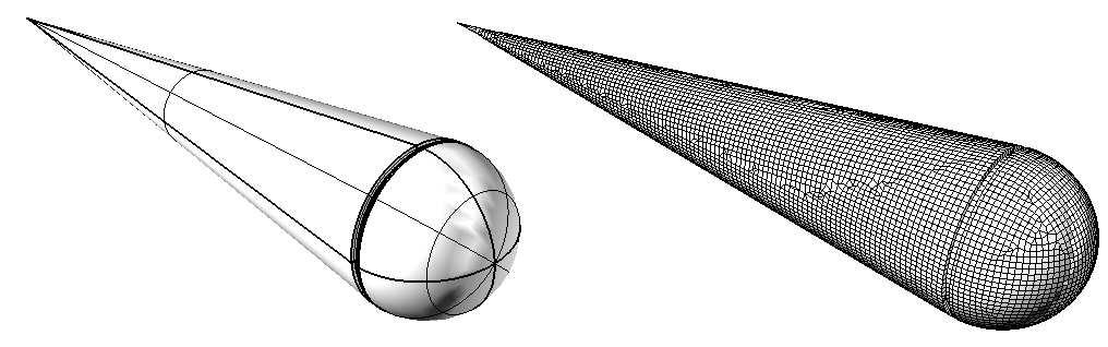 420 Moreno et al. (a) (b) Figure 13. Disk with a small hole. (a) Original and (b) meshed. (a) (b) Figure 14. Truncated cone-sphere. (a) Original and (b) meshed. (a) (b) Figure 15. Cone-sphere.