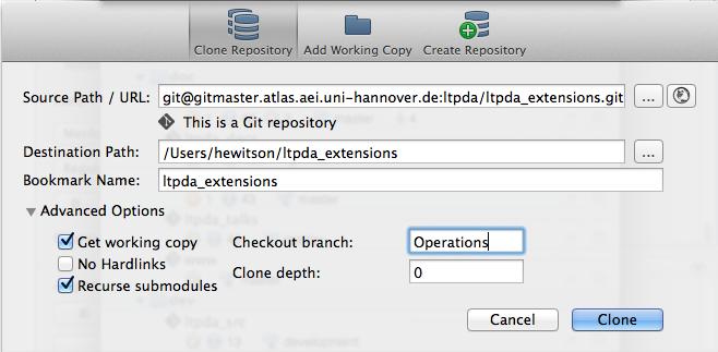 If you are using a graphical client, for example, SourceTree, you would clone the repository using File->New/Clone then in the dialog specify the repository URL and in