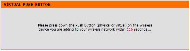 Select WPS if your wireless device support WPS