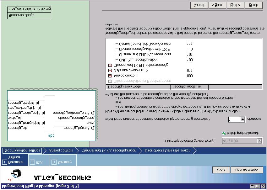 Page 6 Setup Guide Figure 3 shows page 3 of the MegaWizard Plug-In Manager with these steps highlighted. Figure 3. MegaWizard Plug-In Manager [page 3 of 7] Reconfiguration Settings 4 5 6 The MegaWizard Plug-In Manager guides you through the entire setup process.