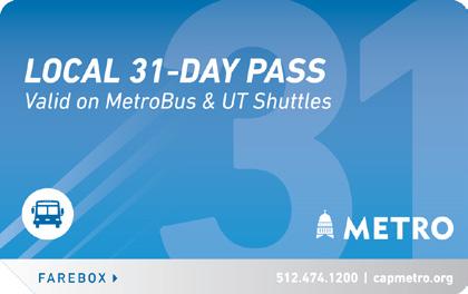 Commuter Pass MetroRail MetroExpress + Local services Retail Price: 41.