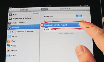 2. After turning on the bluetooth, it will search bluetooth devices automatically: 3.